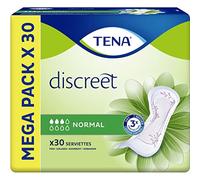 TENA Discreet Normal Toallas Incontinencia Mujer mega pack 30 Toallas
