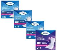 TENA Discreet Protect+ Maxi Mujer 3x12 uds + Discreet Protect+ Maxi Night Mujer 12 uds