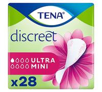 TENA Discreet Ultra Mini x 28 - Protegeslip Ultrafinos para Mujeres con Tecnología microPROTEX - para Incontinencia y Pérdidas de Orina Leves