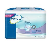 Tena Flex Maxi Grande - Pañales para incontinencia, 85 - 125 cm / 33 - 49, 22 unidades