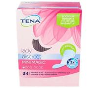 Tena Lady Absorbente Orina Ligera Mini Magic, 34 Uds