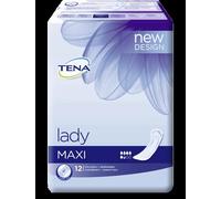 Tena Lady Maxi Incontinencia Ligera 12 Und - Compresas Pérdidas Orina Femenina