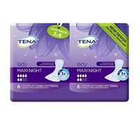 TENA Lady Maxi Night Pads, 2 x 6 unidades