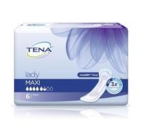 Tena Lady Maxi Pads, paquete de 6