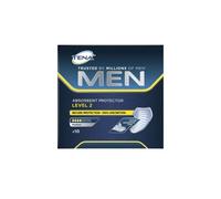 TENA Men Level 2, x10 - Compresa Protectora y Absorbente para Hombre - Para Incontinencia Moderada - Con Zona de Absorción Mejorada - Máxima Discreción