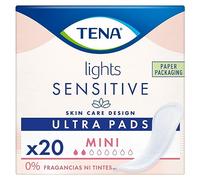 Tena – Compresas Lights Sensitive Mini – Piel sensible – 20 unidades