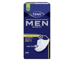 Tena Men Active Fit Level 2-6 paquetes de 20 protectores