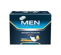 Tena Men - compresas para hombres con nivel 3 de protección y absorción - Paquete de 8