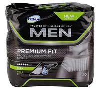 TENA Men Level 4 Premium Fit Prot. Underwear Gr. L, 10 pzas Depósitos