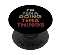 Tena Name Tena Personalized Name First Given PopSockets PopGrip Adhesivo