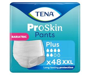 TENA Pantalones Bariatric Plus XXL - 4 Paquetes de 12 - Pantalones de Incontinencia