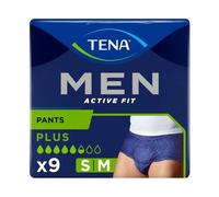 Tena Pantalones Hombre Active Fit S-M 9uds
