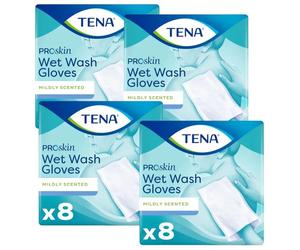 TENA ProSkin Manoplas Húmedas 4x8 uds