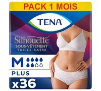 TENA Silhouette - Bragas absorbentes para mujer, talla M, 6 Paquetes x 6 piezas