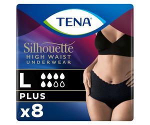 TENA Silhouette Braguita Cintura Alta Mujer Talla L 8 uds