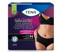 Tena Compresas Silhouette Negra Baja M 12 Unidades
