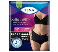 TENA Silhouette Plus Noir Incont Pantalones Med 9s, paquete de 4