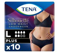 TENA Silhouette Underwear Low Waist Blanc Plus L 10pcs