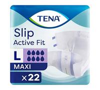 TENA Slip Active Fit Maxi (PE Backed) - Grande, 2100 ml, paquete de 22