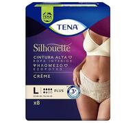 Tena - Tena Silhouette Creme - Braguitas absorbentes de cintura alta, talla grande, 8 unidades - 986860599