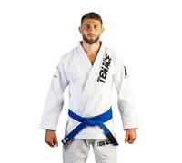 Tenace Kimono Premium Jiu Jitsu BJJ - Unisex Adulto Gi Para Entrenamiento y Competición - Hombres y Mujeres (Blanco, A4)
