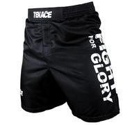 Tenace MMA Pantalón Corto - Short Entrenamiento Grappling, BJJ, Boxeo, Artes Marciales (Negro, M)