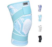 Tenace Rodillera Jiu Jitsu, Grappling - Protección Rodillas de Compresión y Acolchado MMA, BJJ, Muay Thai, Judo - Alta Durabilidad y Rendimiento Unisex (1, Turquesa, Large)