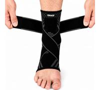 Tenace Tobillera Compresión para BJJ, Grappling, MMA y Jiu Jitsu - Soporte y Estabilización de Tobillo para Entrenamiento, Recuperación y Prevención de Lesiones (XL)