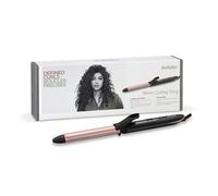 Tenacilla de Pelo BaByliss Rose-Quarz Cerámica 19 mm 160-210 °C 6 Niveles Apagado Automático Negro y Oro Rosa