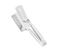 Tenacillas Para Parrilla De Acero Inoxidable - Paleta Antiadherente De Alta Resistencia | Espátula Multiusos - Para Pizza Barbacoa Hamburguesa Filete Pescado Pan Y