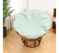 TENAGE Papasan Funda de cojín solamente, fundas de cojín para silla Papasan para interiores y exteriores, impermeables, fundas Papasan para cojines con cremallera y lazos, lavable a máquina, 100 cm/39