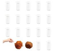 TenaLucy 17 Mini Saliera in Plastica,Mini Spargisale da Cucina Sale e Pepe Set di Sale e Pepe da Viaggio con Coperchio Mini Saliera da Viaggio Saliera da Cucina Contenitore Sale,per Campeggio,Cucina