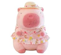 TenaLucy 25 CM Peluche Capybara, Capybara Peluches de Animales, Peluche Capibara Regalo, Capybara Kawaii Suave Achuchable, Punch Peluche Pequeño San Valentin para Que Duerman Niños Niñas (Rosa)