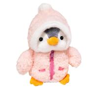TenaLucy 25 CM Pinguino Peluche, Regalos San Valentin Peluche Pingüino, Peluches con Forma de Pingüino, Peluches Personalizados Pelucho San Valentin, Suave Juguete para Abrazar para Niñas Niños (Rosa)