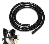 TenaLucy 5M Organizador Cables,Organizador de Cables Cubre Cables esconder Cables(Negro,10mm)
