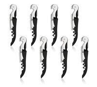 TenaLucy 8 Piezas Abridor de Latas, Sacacorchos Profesional Camarero, Acero Inoxidable Abridor de Vino Abrebotellas, Abrelatas Abre Botes Tarros Accesorios Vino para Todo Tipo des Torchos