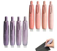TenaLucy 8 Piezas Cinta Adhesiva Doble Cara Roller, Pegamento Fuerte Aplicador en Rollo Portátil, Transparente Cinta Dobles Caro, Instantáneo Celo Doble Cara para Álbumes Fotos Tarjetas (Púrpura Rosa)