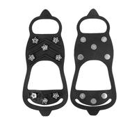 TenaLucy Crampones de Acero Inoxidable para Excursiones Pesca Escalada Trotar Montañismo Caminata sobre Nieve y Hielo Crampones 8 Dientes Tacos Picos para Escalar, Racos de Hielo Tracción Zapatos