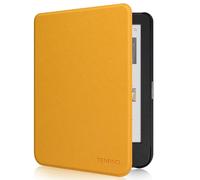 Tenano Funda Compatible con 6" Kobo Clara Colour/BW/2E, Tolino Shine Colour/Shine 5/4, Carcasa Ligera Cubierta con Auto Activación/Reposo e-Reader, Amarillo