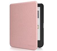 Tenano Funda Compatible con 6" Kobo Clara Colour/BW/2E, Tolino Shine Colour/Shine 5/4, Carcasa Ligera Cubierta con Auto Activación/Reposo e-Reader, Oro Rosa