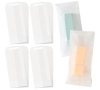 Tenare 100 Sobres de Papel Glassine con Tira de Pelar Resellable Bolsa Pequeña de Confeti con Parte Superior Solapa Abierta Embalaje de Cera Derretida para Boda Vela Semilla Flor(70 x 150 mm)