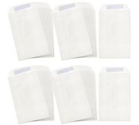 Tenare 100 Sobres de Papel Glassine con Tira de Pelar Resellable Bolsa Pequeña de Confeti con Parte Superior Solapa Abierta Embalaje de Cera Derretida para Boda Vela Semilla Flor (90 x 120 mm)