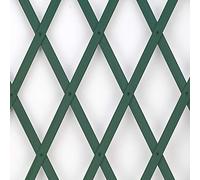TENAX Treplas 1,00x1 m Verde, Enrejado Extensible en PVC para la Sujeción de Plantas Trepadoras y Decorar Paredes, Balcones y Terrazas