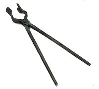 Tenaza de forja Pinzas de herrero Tenaza de forja de boca redonda Tenaza de forja de 45/50/100 cm para Anvil Fabricación de cuchillos Ingeniero Herrero Forja,45cm