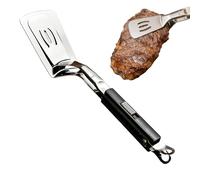 Tenazas Para Cocinar En Parrilla | Tenazas Volteadoras En Acero Inoxidable,Espátula Pinza de Freír | Para Cocina Camping Restaurante Catering Fiesta Al Aire Libre Picnic Cocinar Parrilla Barbacoa