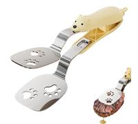 Tenazas Para Cocinar - Espátula De Acero Inoxidable Para Bistec - Pinzas para Servir Alimentos | Para Servir En Barbacoa, Restaurante, Acampada, Con Ensalada, Pan, Carne Y Bacon