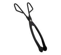 Tenazas para la chimenea de metal negro 45x10x02