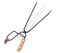 Tenazas para La Chimenea Firewood Tongs Campfire Fire Pit Fireplace Outdoor Indoor Stove(Without spring)