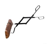 Tenazas para Leña 66cm para acero para forjado al Calor - Plegables para Chimenea Interior y para hoguera Exterior - para herramienta Seguridad 26 Pulgadas