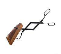 Tenazas para leña Hierro para forjado 66cm Resistentes Fuego | Hierro para forjado reforzado, soporta uso frecuente, durabilidad aÃ±os, para ideal fuego intenso, para construcciÃ³n sÃ³lida